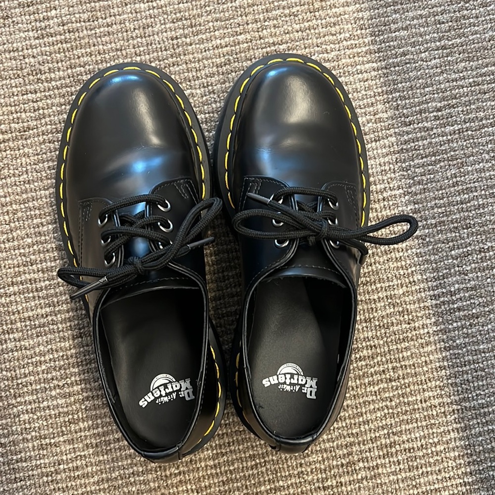 Dr. Martens 1461 Smooth Leather Platform Shoes